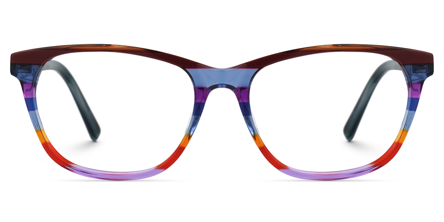 Trujillo - Rectangle Multicolor Eyeglasses - 1