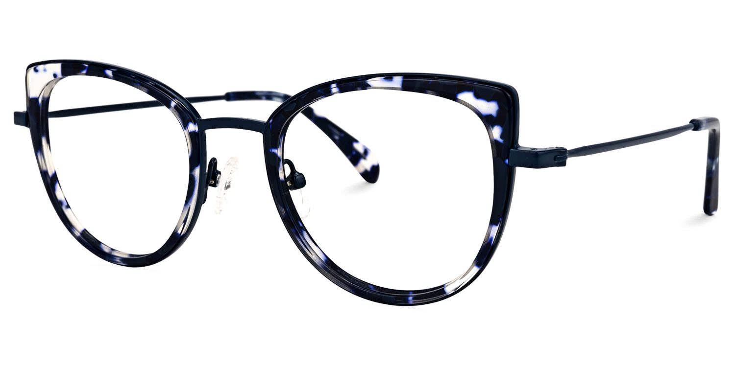 Cat Eye Tortoise Eyeglasses | Vooglam.com Front View