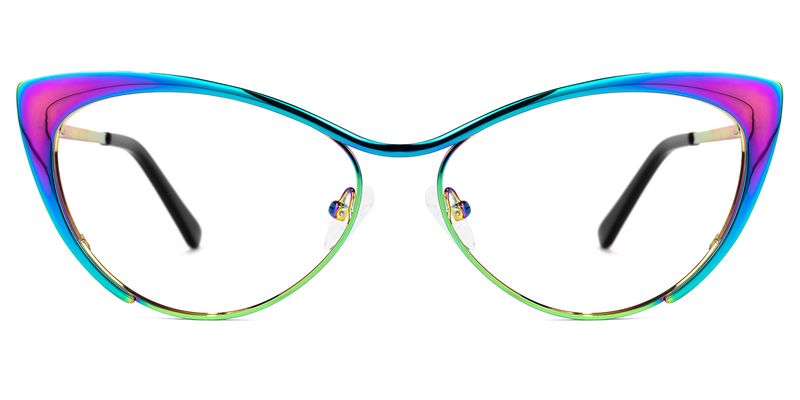 Annabelle - Funky Aurora Cat Eye Glasses | Vooglam