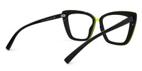 Arhelo - Rectangle Black Eyeglasses - 3