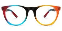 Lagares - Round Colorful Eyeglasses | Vooglam Angle View