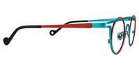 Arrabella - Round Blue Eyeglasses | Vooglam 