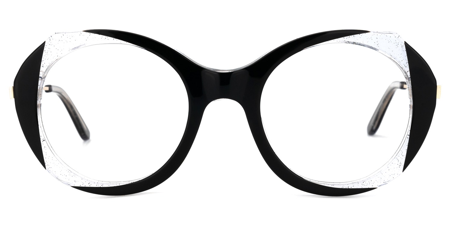 

Aldelina - Round Black Eyeglasses