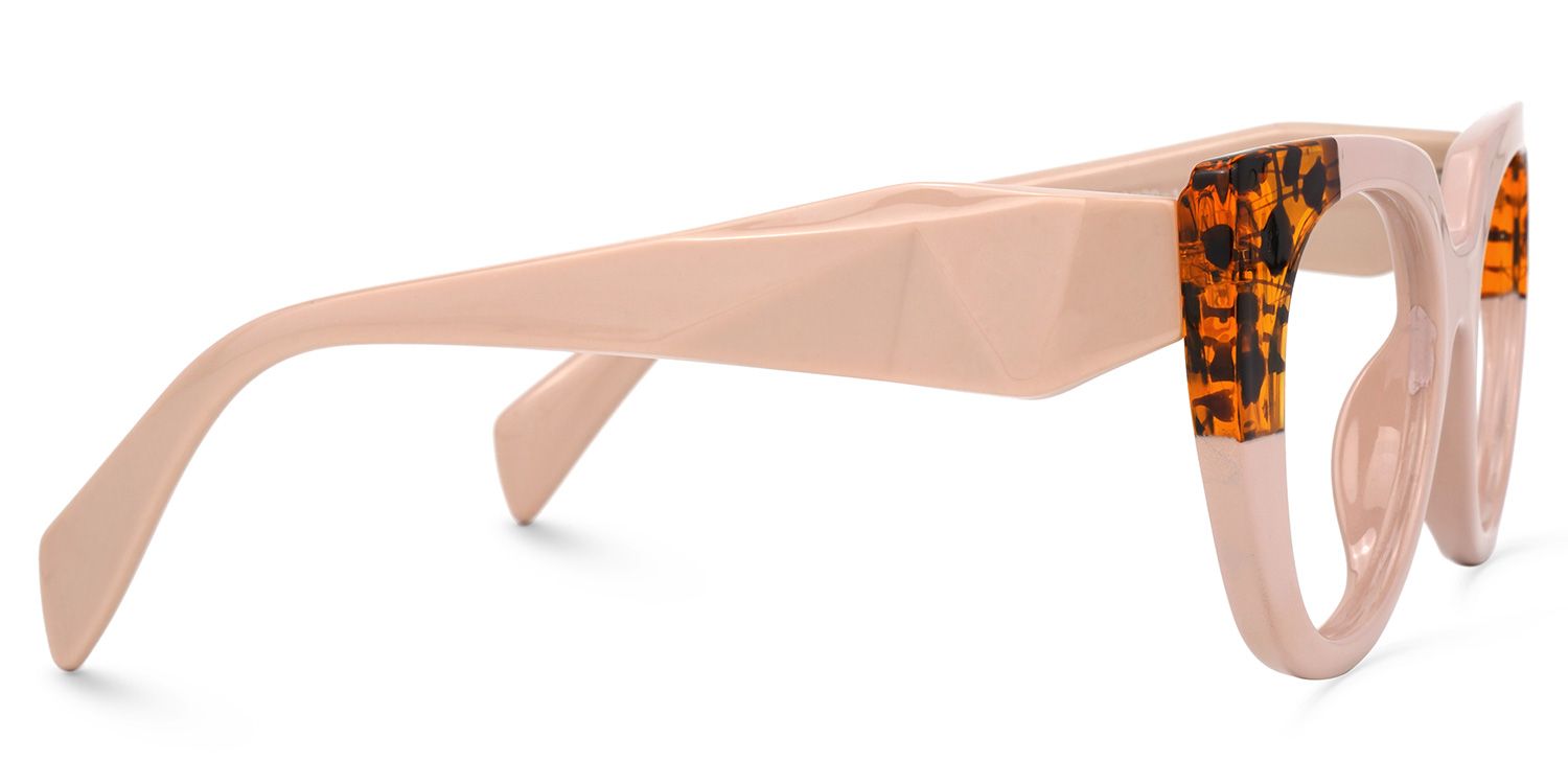 Round Nude Eyeglasses | Vooglam.com 4