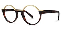 Latina - Round Tortoise Eyeglasses - 2