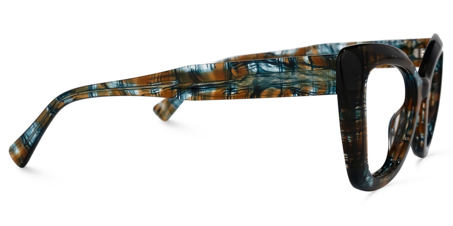 Rectangle Pattern Eyeglasses | Vooglam.com 4