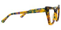 Khin - Cat Eye Green/Floral Eyeglasses | Vooglam 