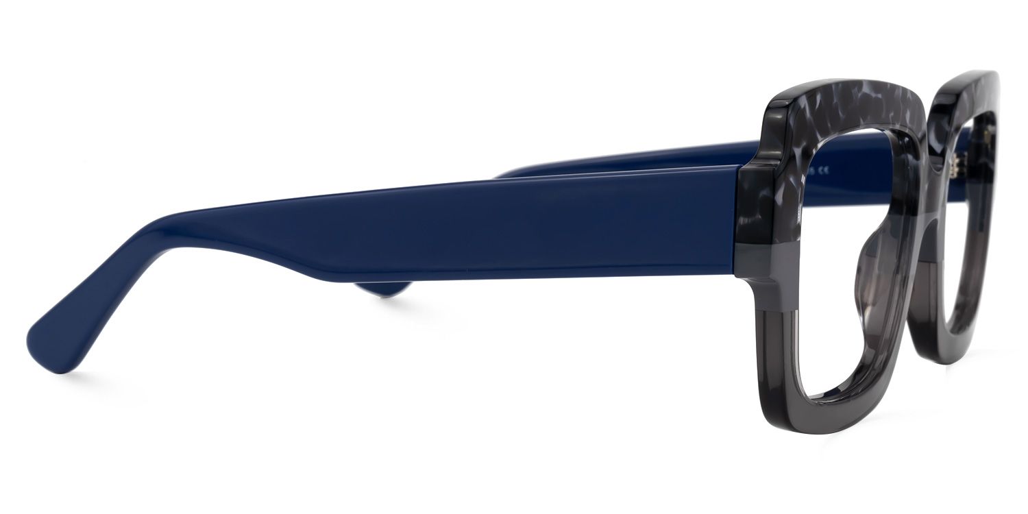 Rectangle Two-tone Eyeglasses | Vooglam.com 4