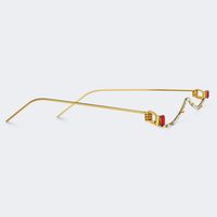 Rhinestone Sunglasses Without Lens | Vooglam.com 