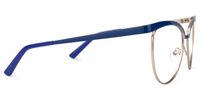 Browline Blue Eyeglasses | Vooglam.com