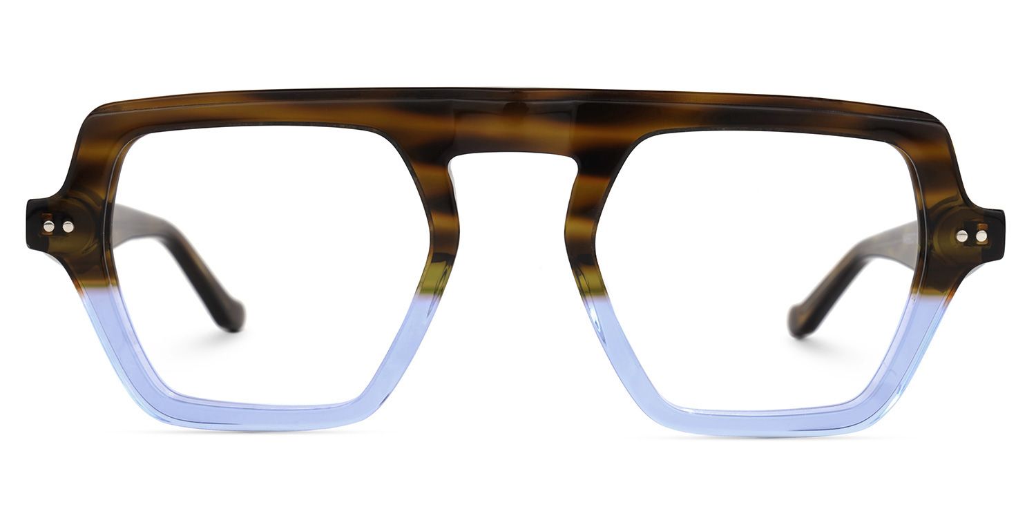 Singh - Geometric Tortoise Eyeglasses product detail 2