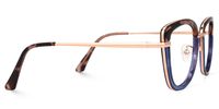 Browline Two-tone Eyeglasses | Vooglam.com 