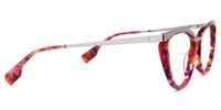 Browline Floral Eyeglasses | Vooglam.com