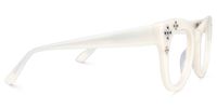 Dembo - Round White Eyeglasses | Vooglam