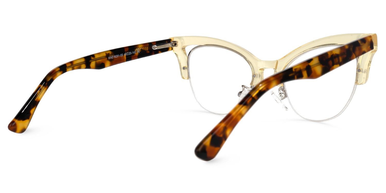 Drayton - Cat Eye Yellow Eyeglasses product detail 3
