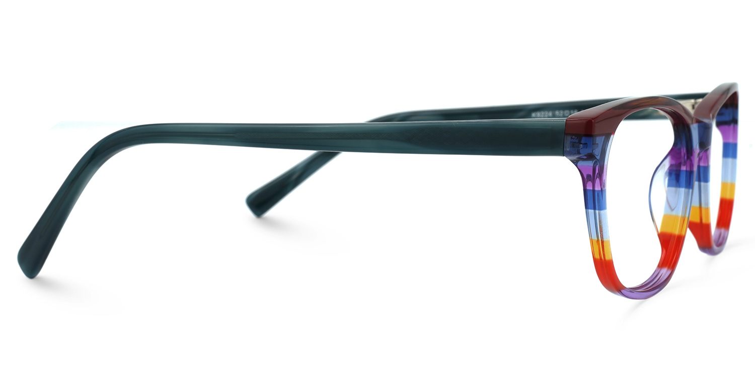 Trujillo - Rectangle Multicolor Eyeglasses - 4
