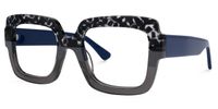 Rectangle Two-tone Eyeglasses | Vooglam.com Front View