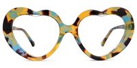 Dorismar - Geometric Floral Eyeglasses | Vooglam Angle View