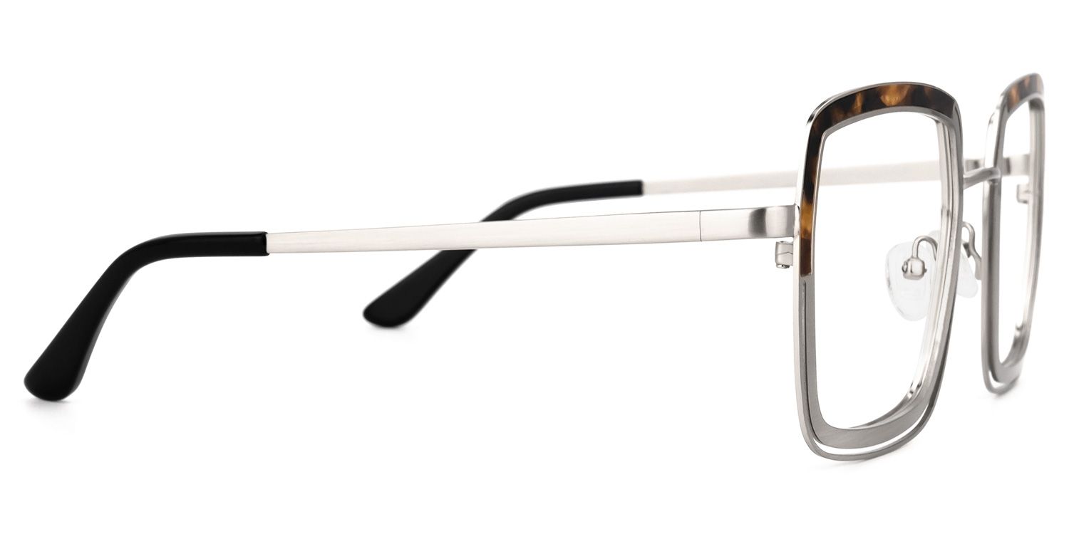 Zelideth - Square Tortoise Eyeglasses product detail 4
