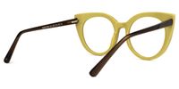 Blaylock - Cat Eye Brown Eyeglasses | Vooglam Side View