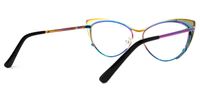 Annabelle - Funky Aurora Cat Eye Glasses | Vooglam Side View