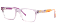 Best Value Square Purple Eyeglasses│Vooglam Optical Glasses Side View