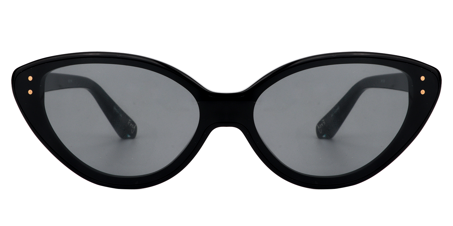 Claudia Cat Eye Black Sunglasses - 1