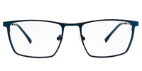 Rectangle Dark/Blue Eyeglasses - 1