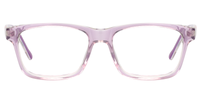 Best Value Square Purple Eyeglasses│Vooglam Optical Glasses Front View