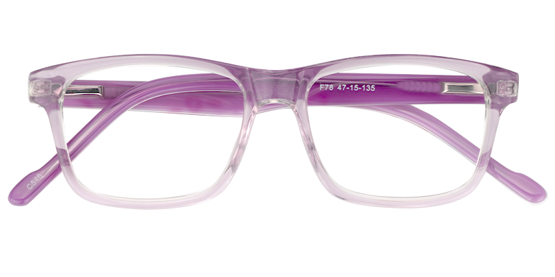 Best Value Square Purple Eyeglasses│Vooglam Optical Glasses Product Details 1