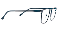 Rectangle Dark/Blue Eyeglasses - 5