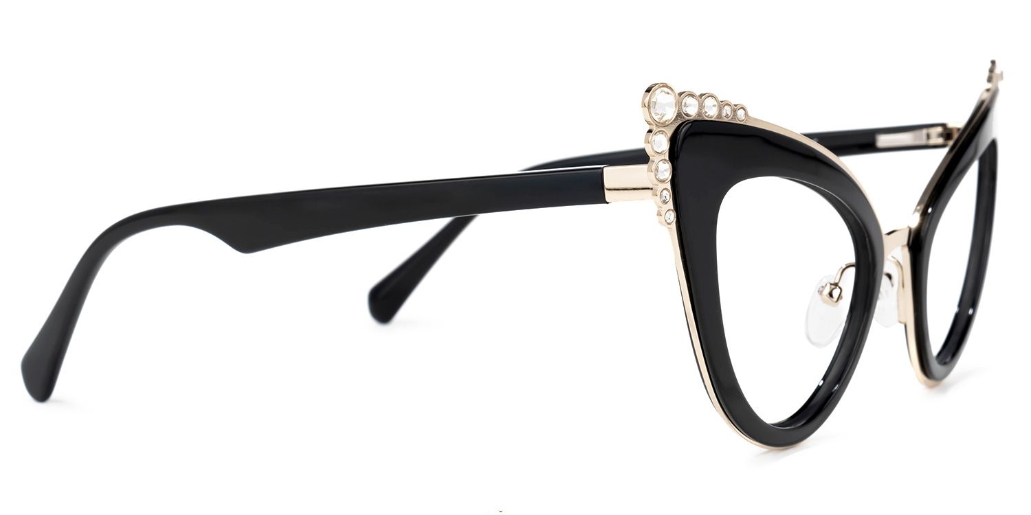 Magdaleno - Cat Eye Black Eyeglasses | Vooglam 4