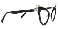 Magdaleno - Cat Eye Black Eyeglasses | Vooglam 