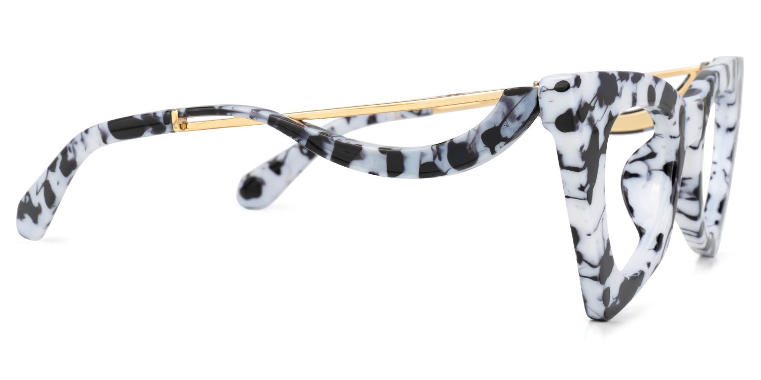 Tiny - Cat Eye Pattern Eyeglasses | Vooglam 4