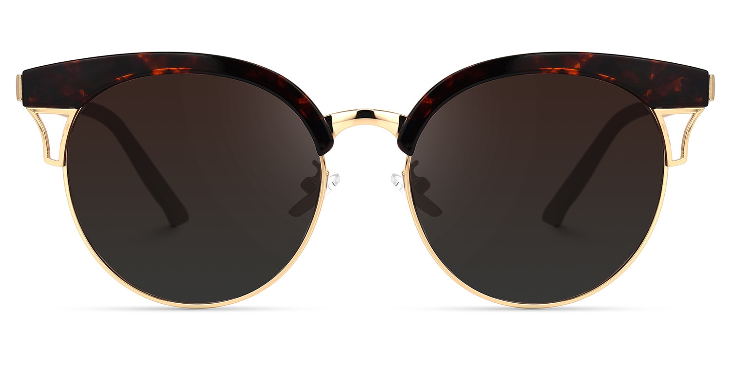 

Ricci - Browline Tortoise Sunglasses