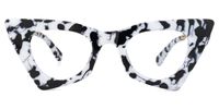 Tiny - Cat Eye Pattern Eyeglasses | Vooglam Angle View