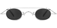 Ive - Clip-On Silver Eyeglasses - 1