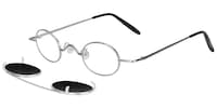 Ive - Clip-On Silver Eyeglasses - 3