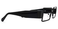 Anitta - Rectangle Black Eyeglasses | Vooglam