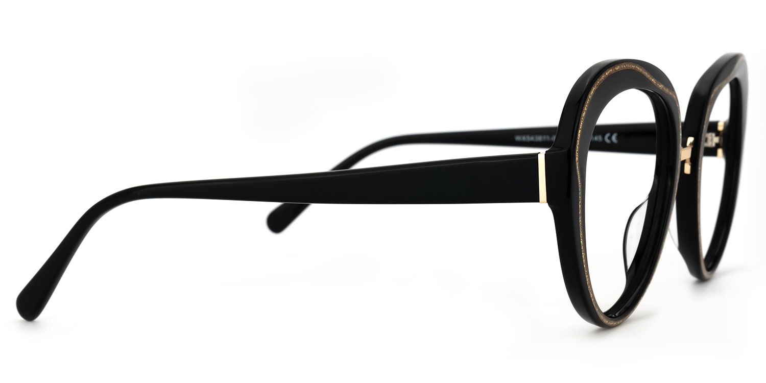 Round Black Eyeglasses | Vooglam.com 4