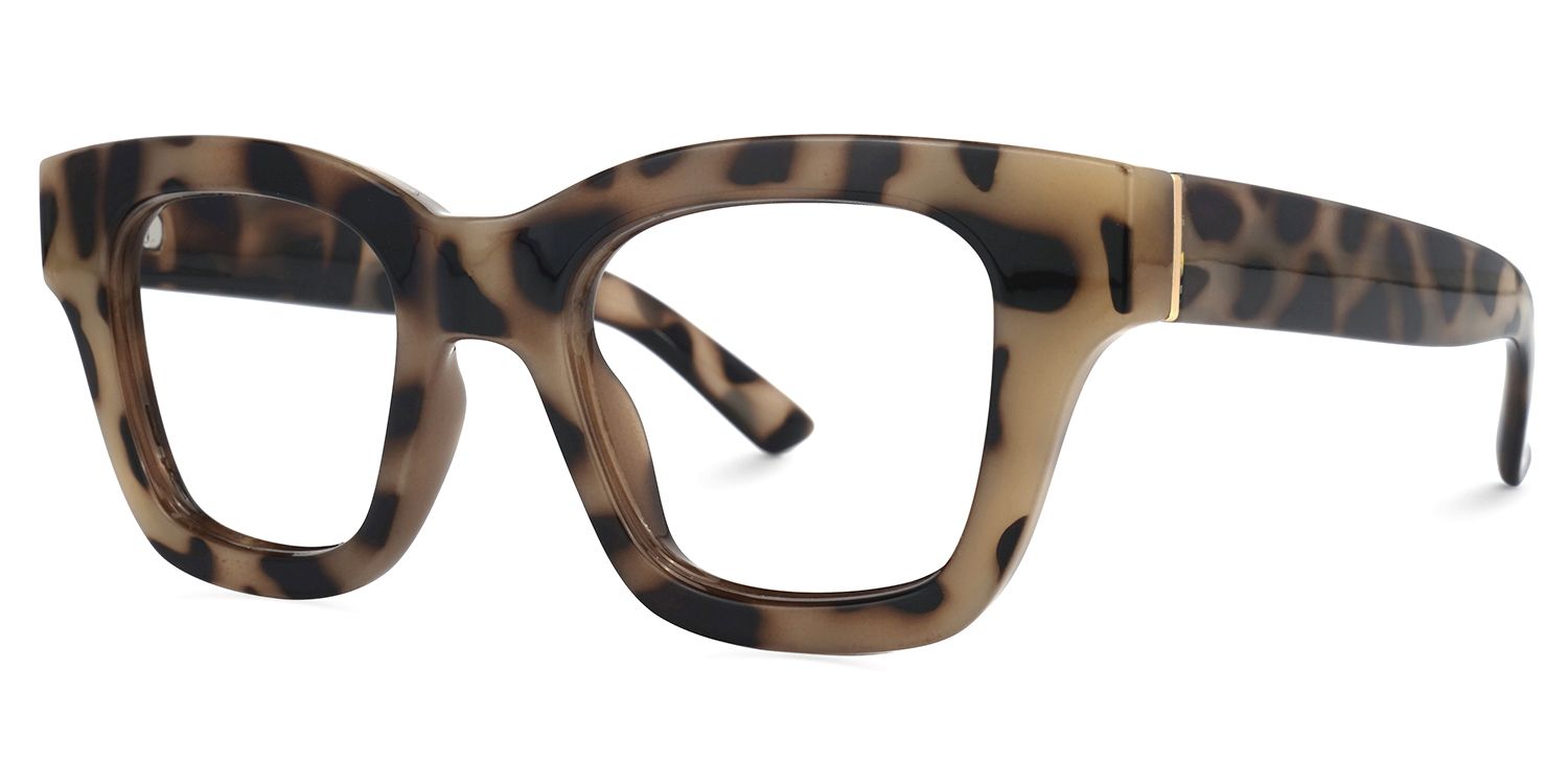 Rectangle Animal Eyeglasses | Vooglam.com Front View