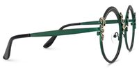 Norene Vintage Round Glasses with Elegant Filigree Design 