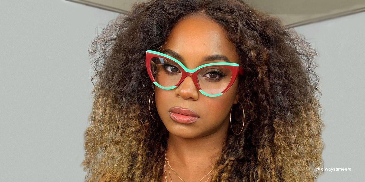 Cat Eye Wine/Red Eyeglasses | Vooglam.com 5