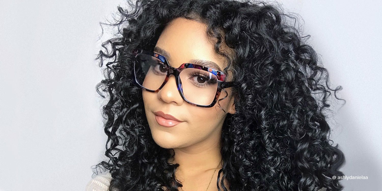 Sofija - Square Floral Eyeglasses product detail 5