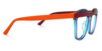 Geometric Red Eyeglasses | Vooglam.com 