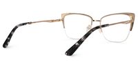 Rectangle Tortoise Eyeglasses | Vooglam.com Side View