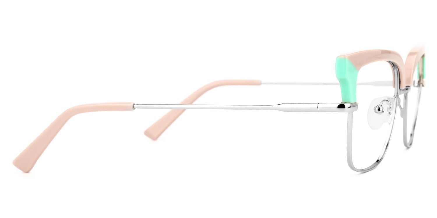 Browline Pink Eyeglasses | Vooglam.com 4