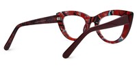 Finney - Cat Eye Red Eyeglasses - 3