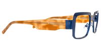 Martinez - Rectangle Blue Eyeglasses | Vooglam 