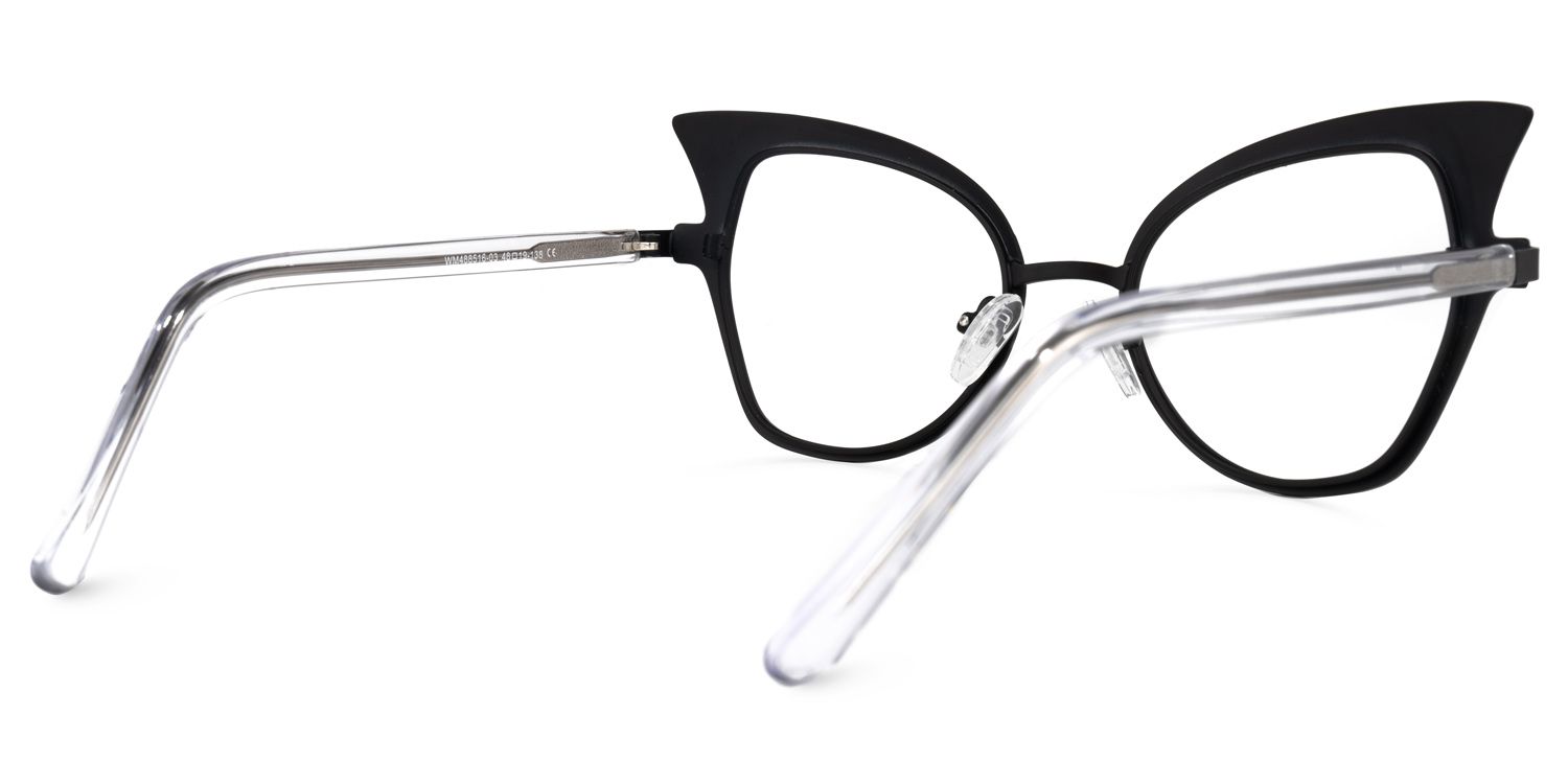 Rainey - Cat Eye Black Eyeglasses product detail 3